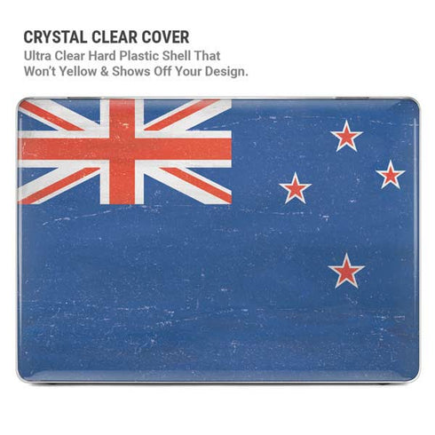 New Zealand Flag Distressed MacBook Pro 15in (2016-19) Case plus Skin